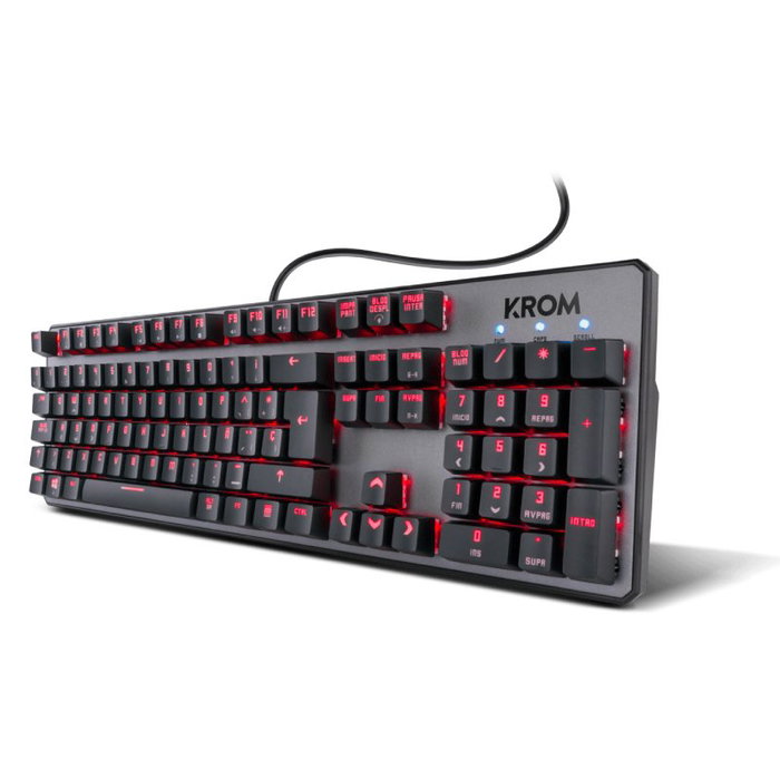 Krom Kernel Teclado Gaming Mecánico RGB Español Negro